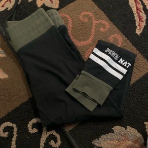 Victoria’s Secret pink yoga black legging pants